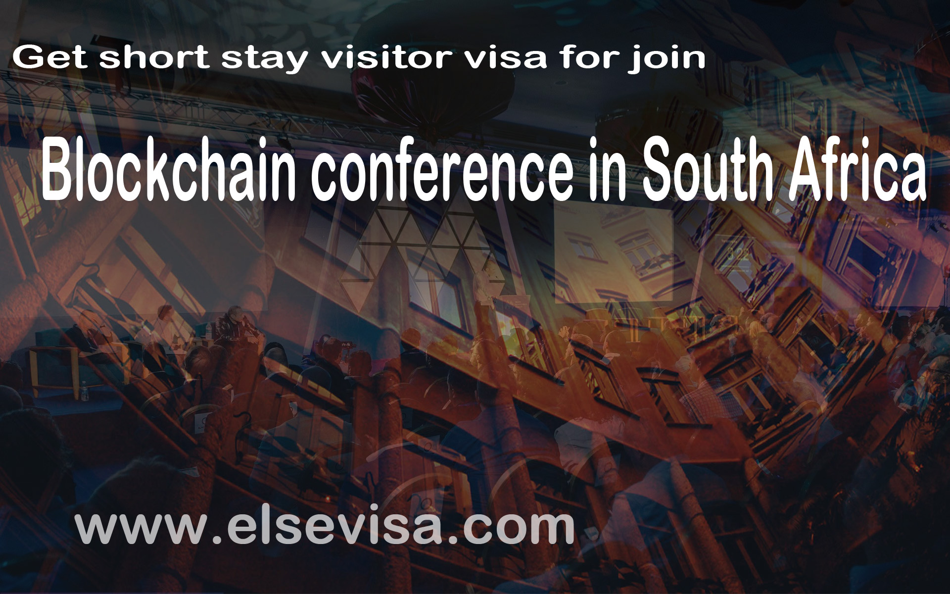 Get short stay visitor visa for join blockchain conference in South Africa